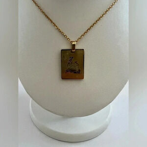 St. Soleil Virgo Zodiac Gold Pendant